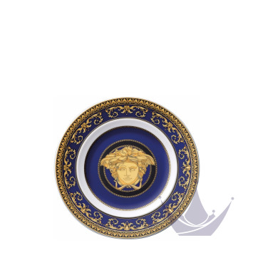 Тарелка десертная 18см коллекции Medusa blue бренда Rosenthal Versace