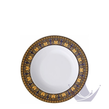 Тарелка суповая 22см коллекции Medusa blue бренда Rosenthal Versace