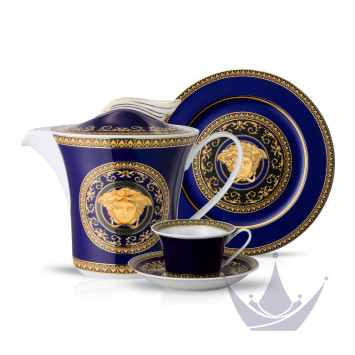 Коллекция Medusa blue бренда Rosenthal Versace