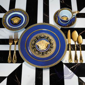Коллекция Medusa blue бренда Rosenthal Versace