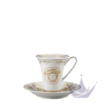 Чашка кофейная с блюдцем 0,18л коллекции Medusa Gala бренда Rosenthal Versace