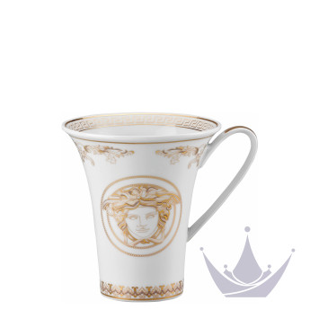 Чашка кофейная с блюдцем 0,18л коллекции Medusa Gala бренда Rosenthal Versace