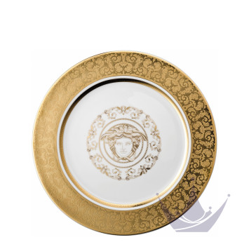 Тарелка подстановочная 30см коллекции Medusa Gala Gold бренда Rosenthal Versace