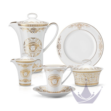 Кофейный сервиз на 6 персон коллекции Medusa Gala бренда Rosenthal Versace
