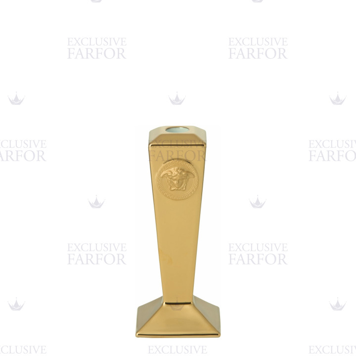Подсвечник 20см коллекции Medusa gold бренда Rosenthal Versace