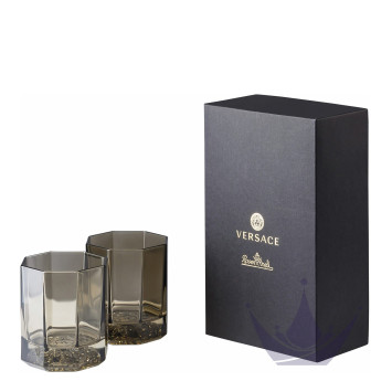 Набор из 2 стаканов для виски 170мл коллекции Medusa Lumiere Haze бренда Rosenthal Versace