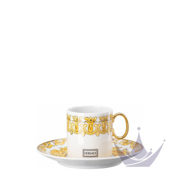 Чашка эспрессо с блюдцем 0,10л коллекции Medusa Rhapsody бренда Rosenthal Versace