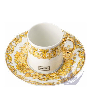 Чашка эспрессо с блюдцем 0,10л коллекции Medusa Rhapsody бренда Rosenthal Versace