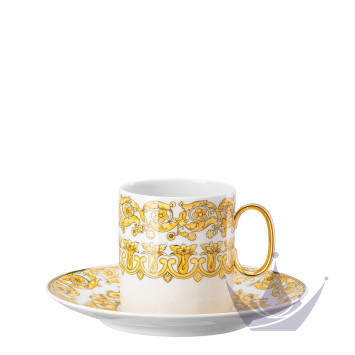 Чашка кофейная с блюдцем 0,23л коллекции Medusa Rhapsody бренда Rosenthal Versace
