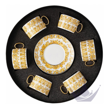 Набор из 6 чашек чайных с блюдцем 0,20л коллекции Medusa Rhapsody бренда Rosenthal Versace