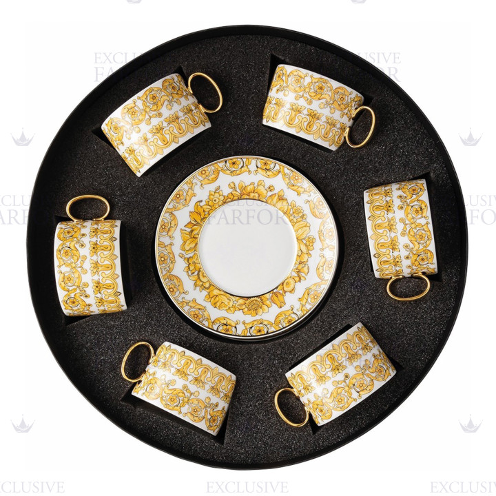 Набор из 6 чашек чайных с блюдцем 0,20л коллекции Medusa Rhapsody бренда Rosenthal Versace