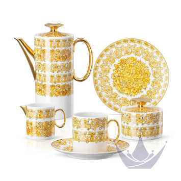Кофейный сервиз на 6 персон коллекции Medusa Rhapsody бренда Rosenthal Versace