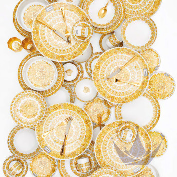 Кофейный сервиз на 6 персон коллекции Medusa Rhapsody бренда Rosenthal Versace