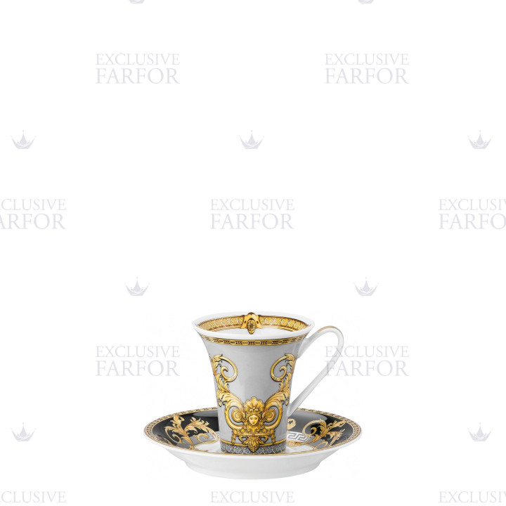 Чашка эспрессо с блюдцем 0,09л коллекции Prestige Gala бренда Rosenthal Versace