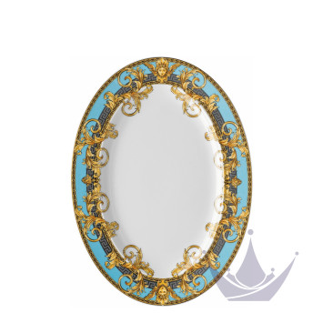 Блюдо овальное 34см коллекции Prestige Gala Le Bleu бренда Rosenthal Versace