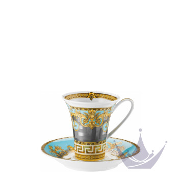 Чашка кофейная с блюдцем 0,18л коллекции Prestige Gala Le Bleu бренда Rosenthal Versace