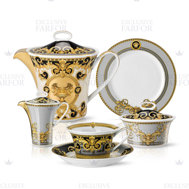 Чайный сервиз на 6 персон коллекции Prestige Gala бренда Rosenthal Versace
