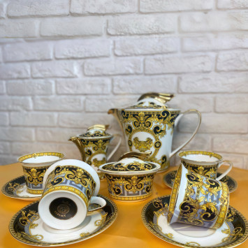 Чайный сервиз на 6 персон коллекции Prestige Gala бренда Rosenthal Versace