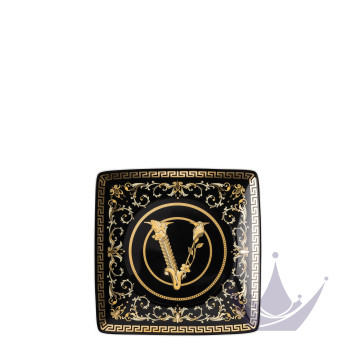 Чаша квадратная 12см коллекции Virtus Gala Black бренда Rosenthal Versace