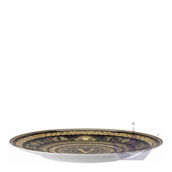 Тарелка подстановочная 33см коллекции Virtus Gala Black бренда Rosenthal Versace