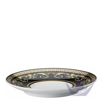 Чашка эспрессо с блюдцем 0,1л коллекции Virtus Gala Black бренда Rosenthal Versace