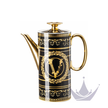 Кофейник 1,2л коллекции Virtus Gala Black бренда Rosenthal Versace