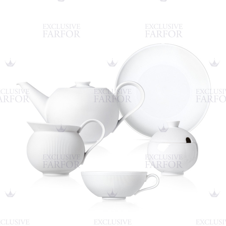 Чайный сервиз на 6 персон коллекции My China! Stella Satin White бренда Sieger by Fürstenberg