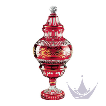 Ваза с крышкой (Золотая гравюра) 