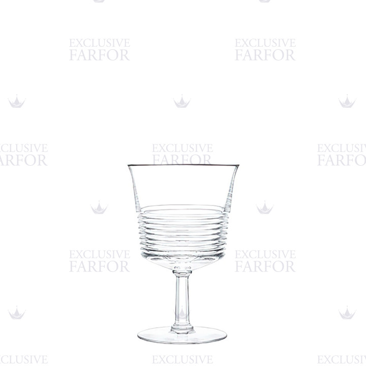 Бокал для воды 230мл коллекции Cadence Filet Platine бренда St. Louis