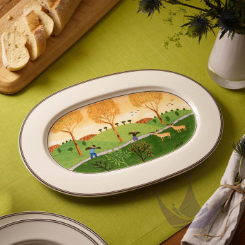 Блюдо овальное 34см коллекции Design Naif бренда VB
