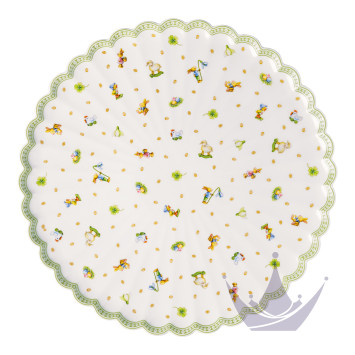 Тарелка тортовая на ножке 31,7см коллекции Easter Delight бренда VB