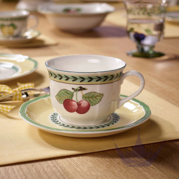 Чашка для завтрака с блюдцем 0,26л коллекции French Garden 