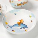 Тарелка глубокая детская 18,5см коллекции Happy as a Bear бренда VB