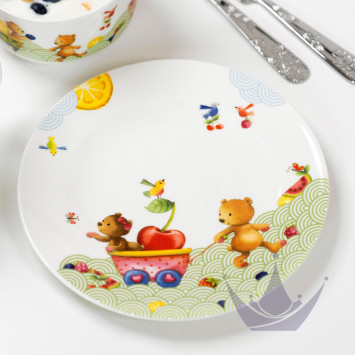 Тарелка детская 21,5см коллекции Hungry as a Bear бренда VB