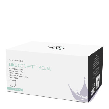 Стакан для воды 0,2л, 2шт. коллекции Like Confetti Aqua бренда VB