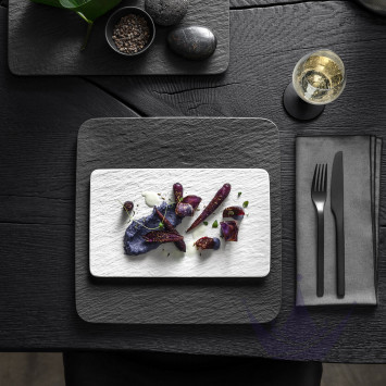 Тарелка многофункциональная 28см коллекции Manufacture Rock Blanc бренда VB