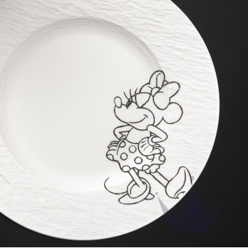 Тарелка закусочная 21,7см коллекции Manufacture Rock Blanc - Mickey Mouse бренда VB