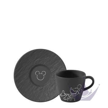Блюдце для чашки эспрессо 12см коллекции Manufacture Rock - Mickey Mouse бренда VB