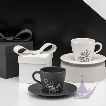 Чашка кофейная с блюдцем 0,16л, 2шт. коллекции Manufacture Rock - Mickey Mouse бренда VB
