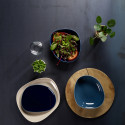 Тарелка глубокая 18см коллекции Organic Dark Blue бренда VB