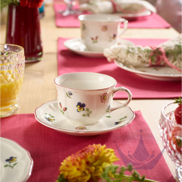 Чашка чайная с блюдцем 0,13л коллекции Petite Fleur бренда VB