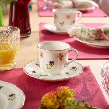 Чашка кофейная с блюдцем 0,12л коллекции Petite Fleur бренда VB