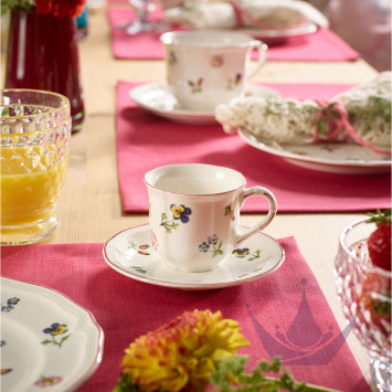 Чашка эспрессо с блюдцем 0,08л коллекции Petite Fleur бренда VB
