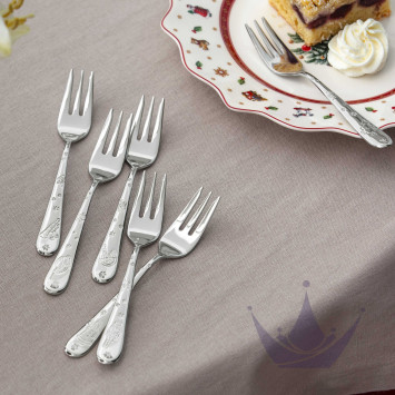 Вилка для пирожных 15,8см, 6шт. коллекции Toy‘s Delight бренда VB