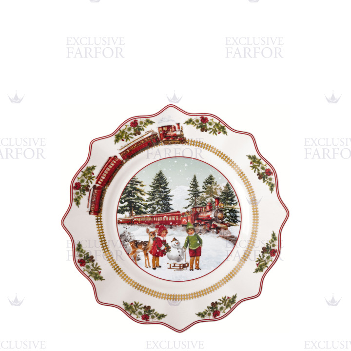 Тарелка 24,4см коллекции Annual Christmas Edition бренда VB