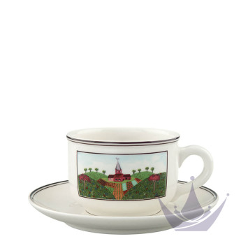 Чашка чайная с блюдцем 0,18л коллекции Design Naif бренда VB