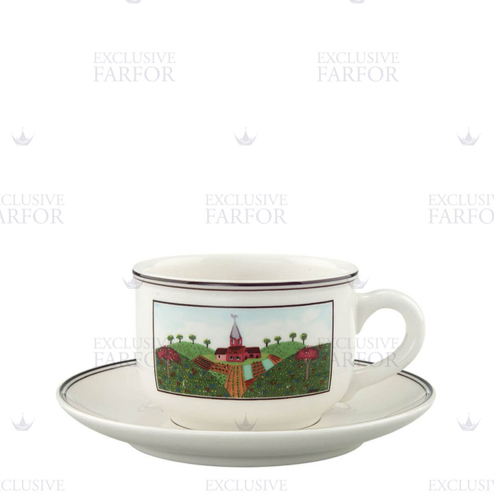 Чашка чайная с блюдцем 0,18л коллекции Design Naif бренда VB
