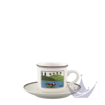 Чашка эспрессо с блюдцем 0,09л коллекции Design Naif бренда VB