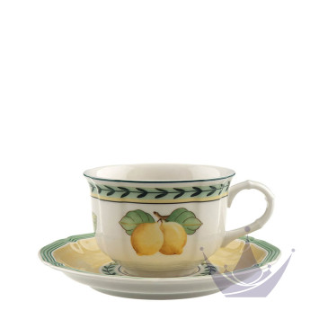 Чашка чайная с блюдцем 0,13л коллекции French Garden 