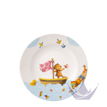 Тарелка детская 21,5см коллекции Happy as a Bear бренда VB